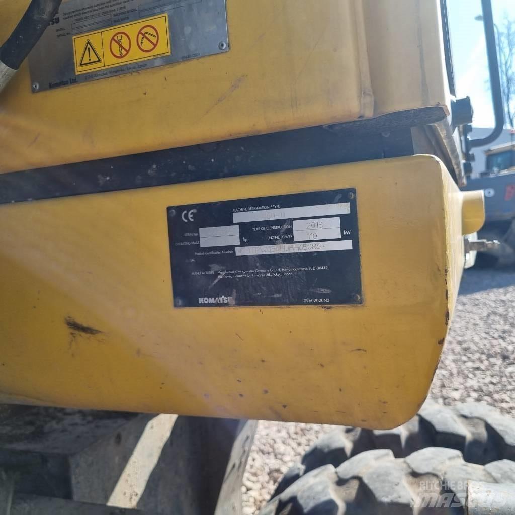 Komatsu PW160 - 11 Hjulgravere