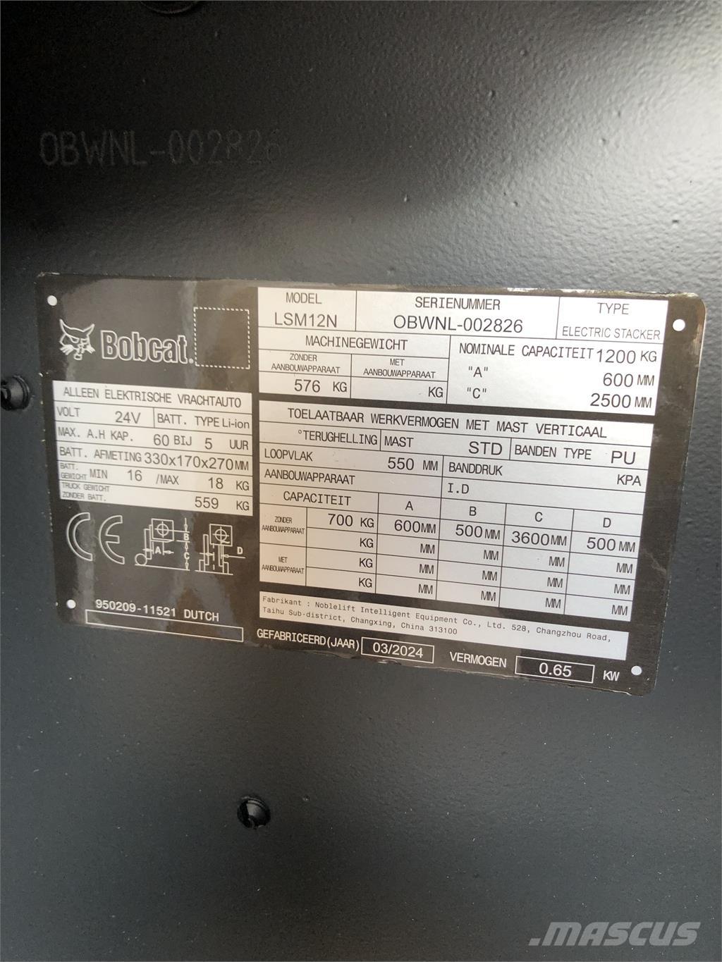 Bobcat LSM12N Stablere