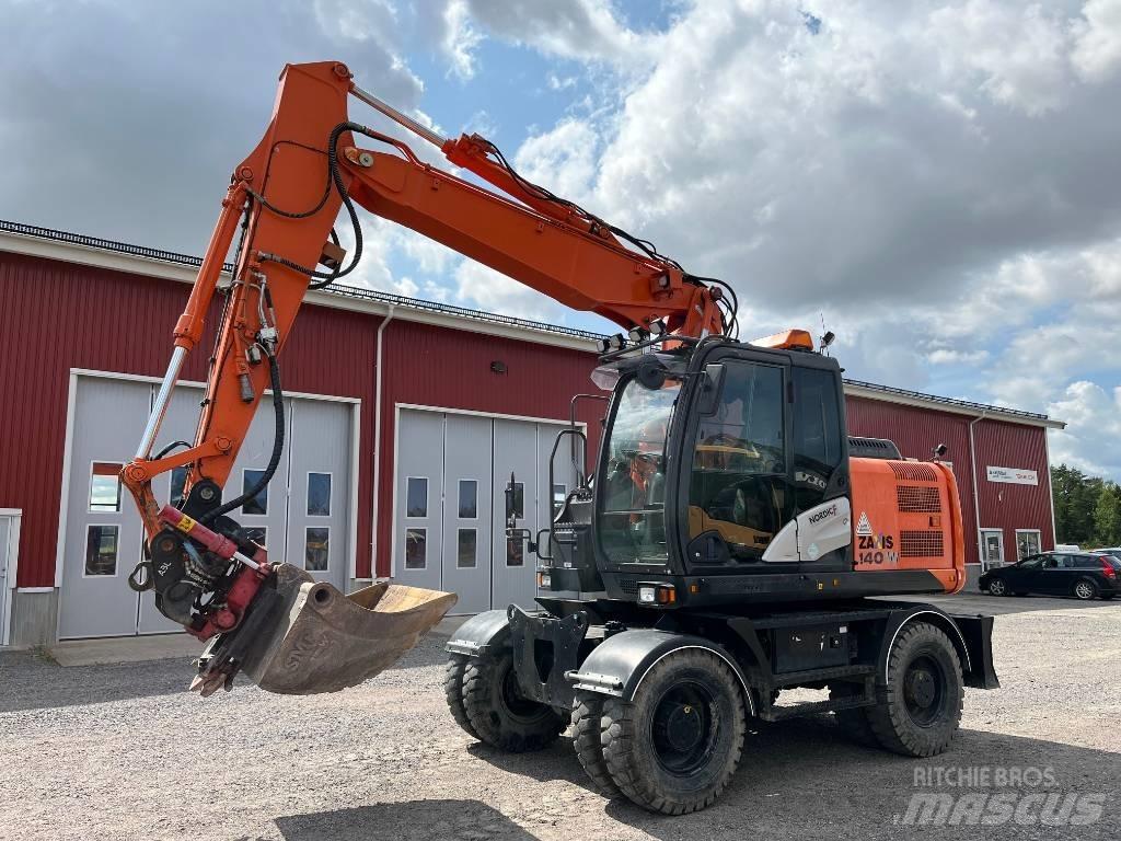 Hitachi ZX 140 W-5 Hjulgravere