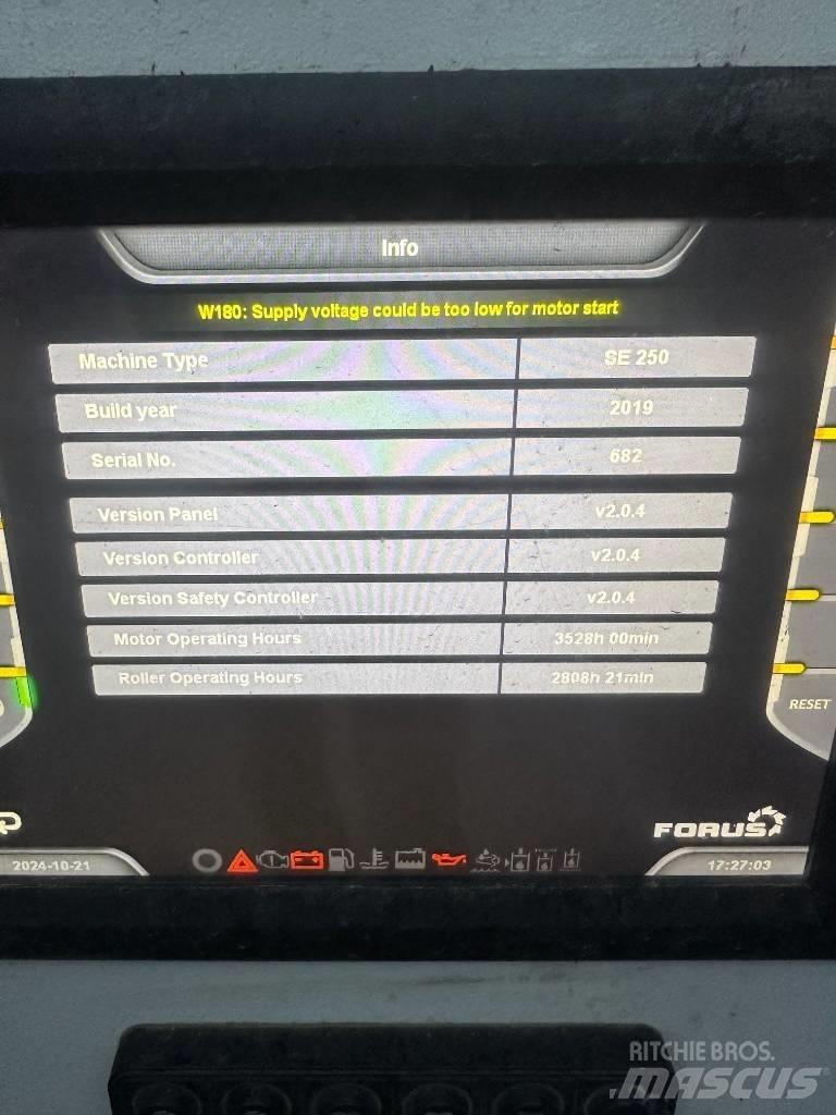 Forus SE250 Avfallsknusere