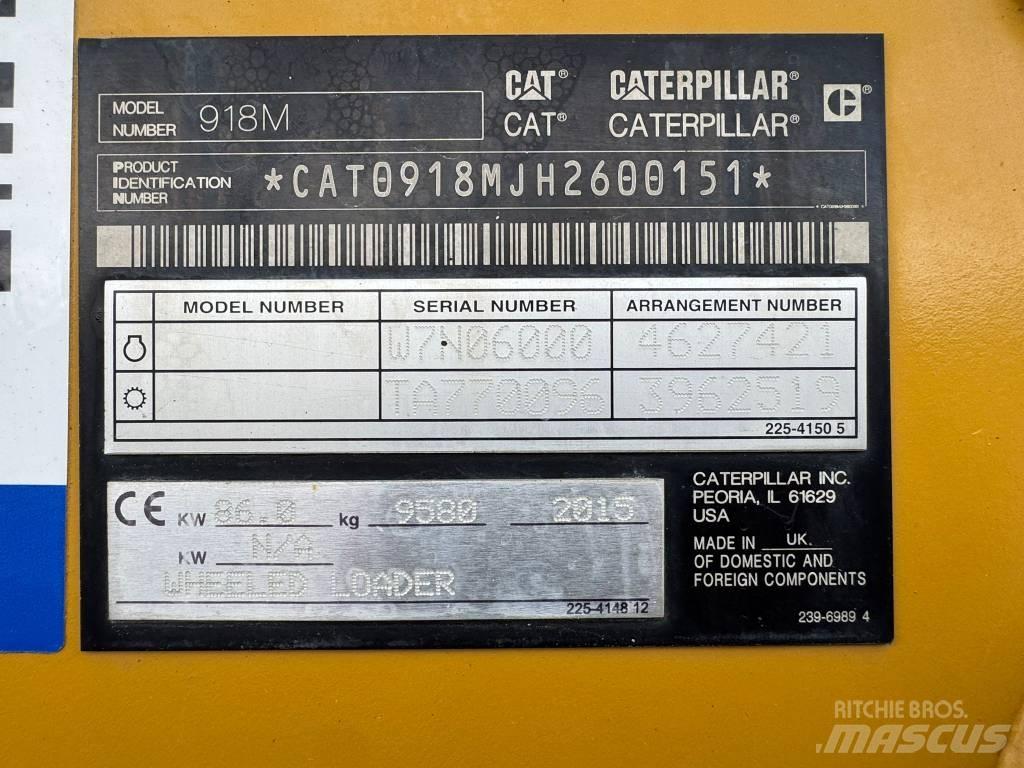 CAT 918 M Hjullastere