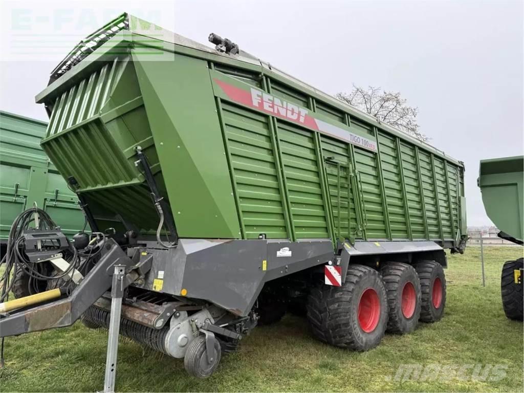 Fendt tigo 100 xr Andre semitrailere