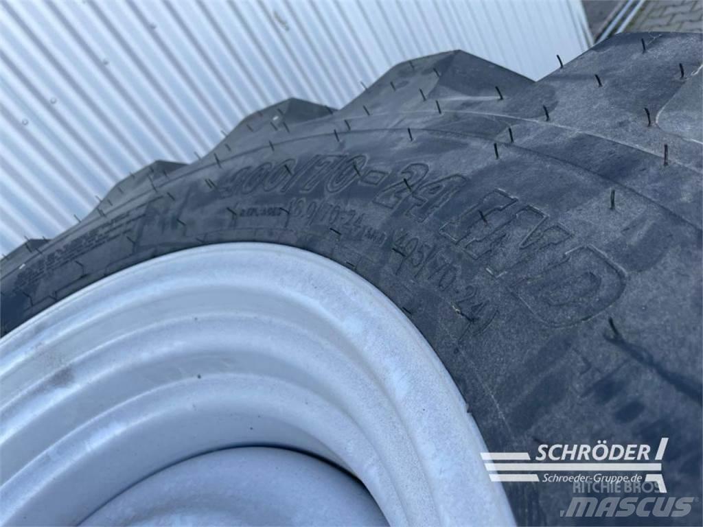 BKT 4X 400/70 R24 Dekk, hjul og felger