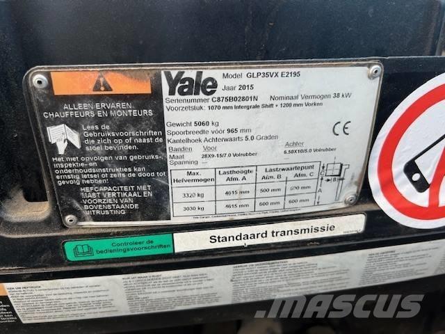 Yale GLP 35 VX | 2015 Propan trucker