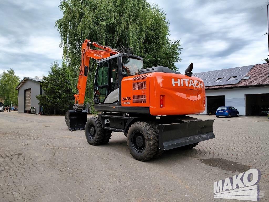 Hitachi ZX 140 W-5 Hjulgravere