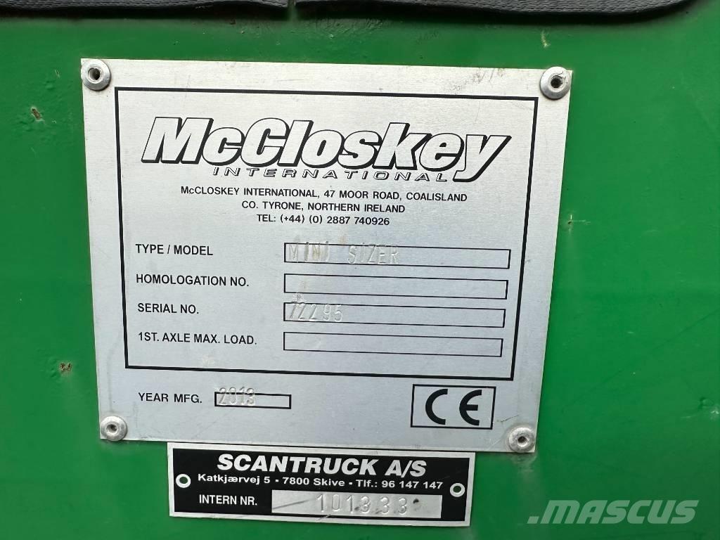 McCloskey MINI SIZER Mobile knuseverk