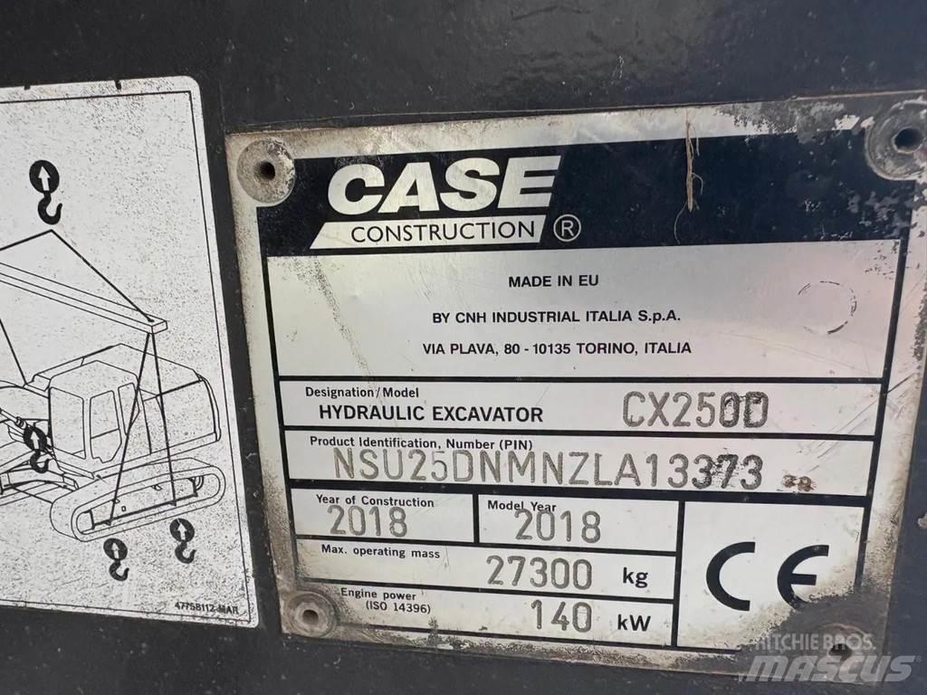 CASE CX250D Beltegraver