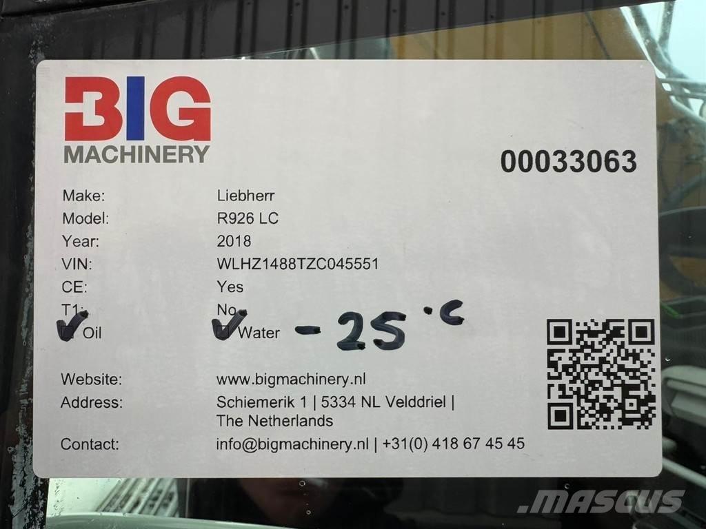 Liebherr R926 LC Beltegraver