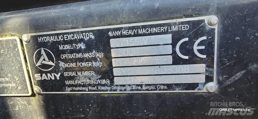 Sany SY 155 W Hjulgravere