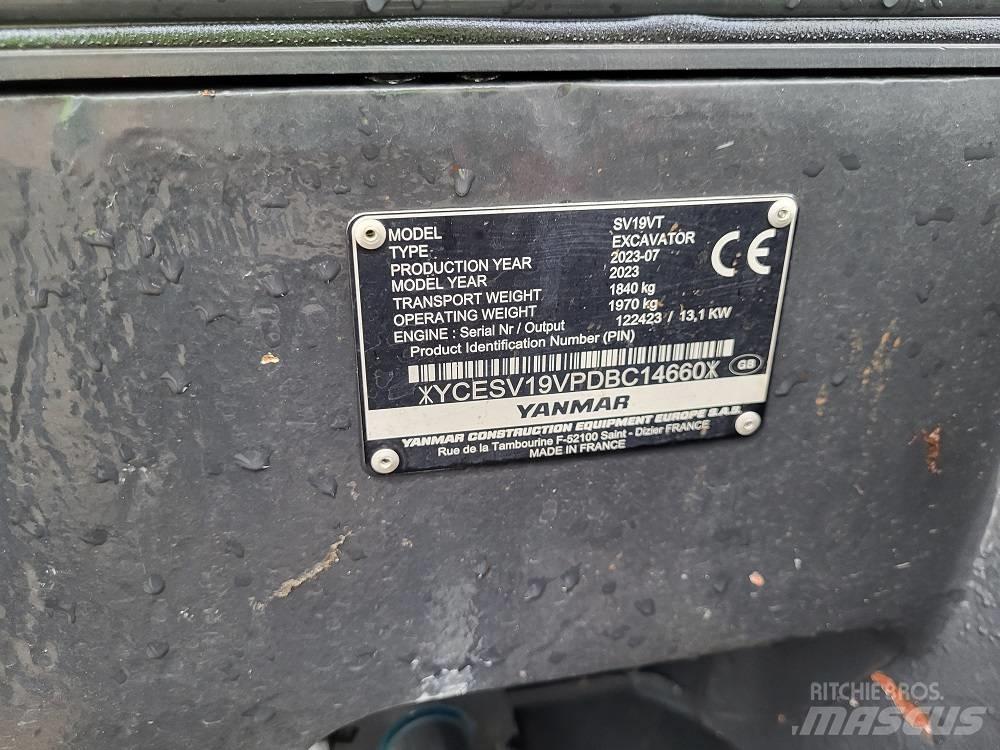 Yanmar SV 19 VT Minigravere <7t