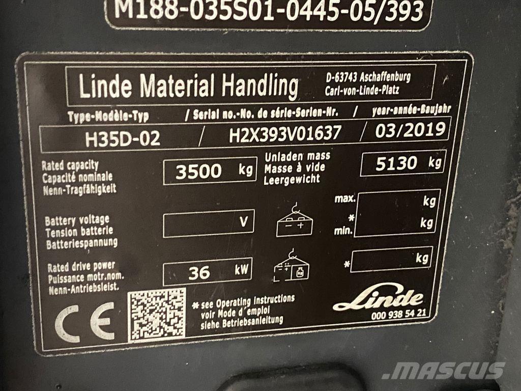 Linde H35D-02 Diesel Trucker