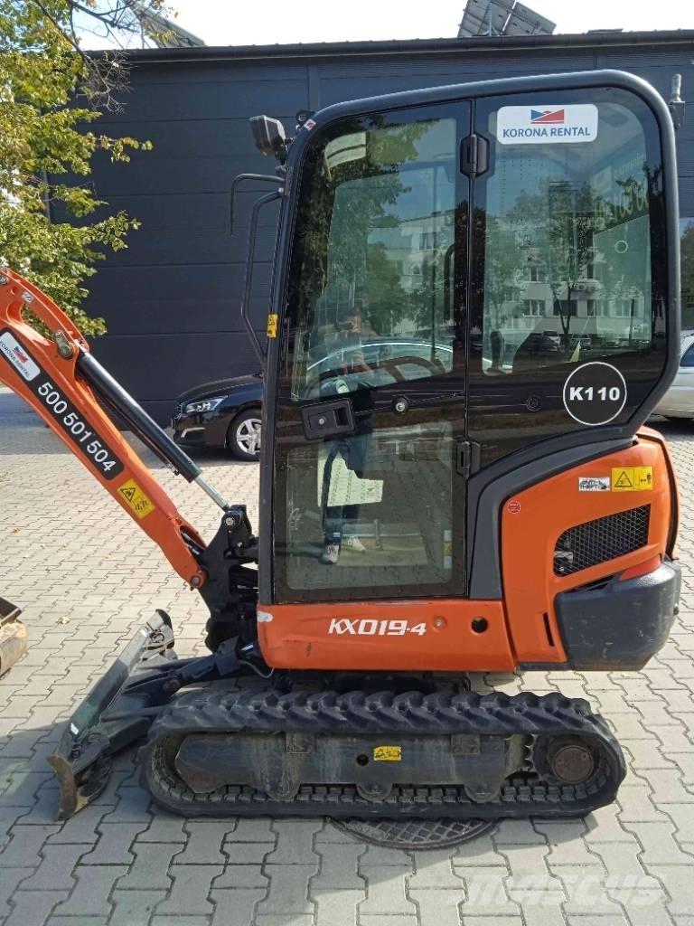 Kubota KX 019-4 Minigravere <7t