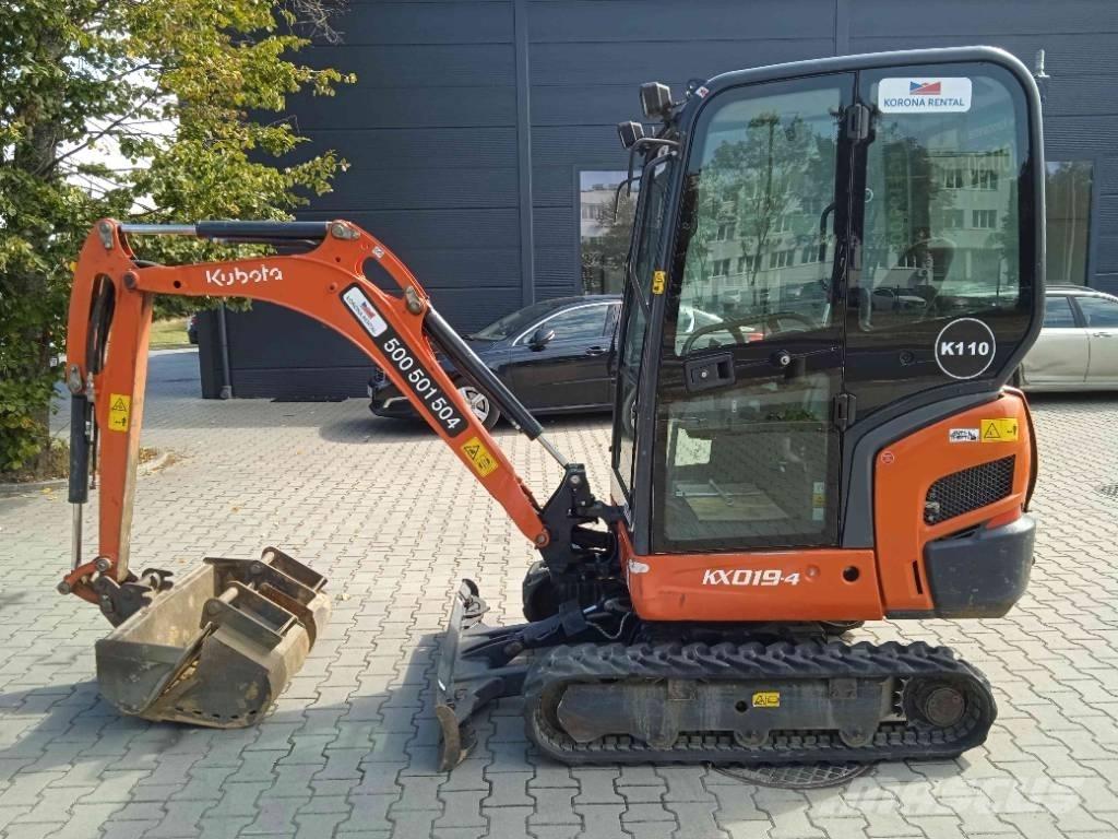 Kubota KX 019-4 Minigravere <7t