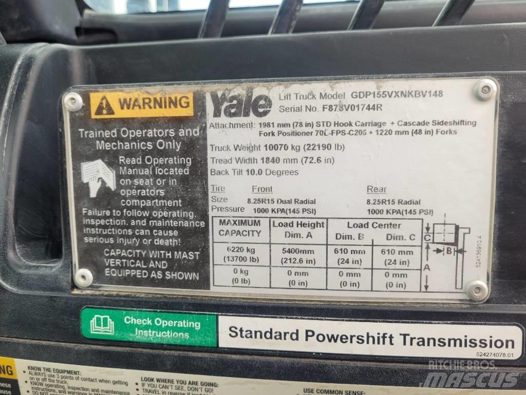 Yale GDP155VXNKBV148 Gaffeltrucker - Annet