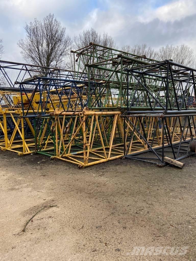  Several boom parts Kran deler og utstyr