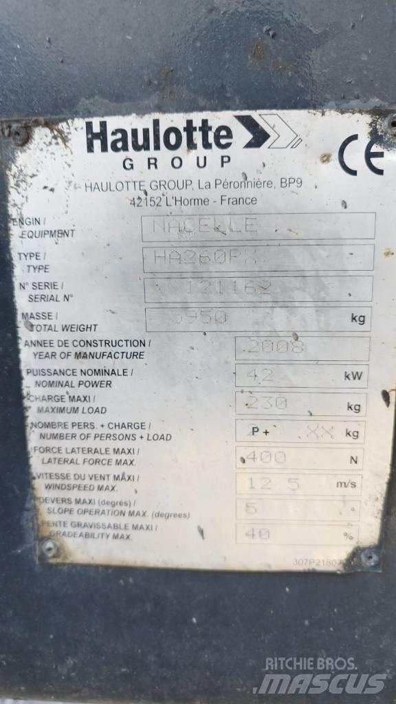 Haulotte HA 260 PX Leddede bomlifter
