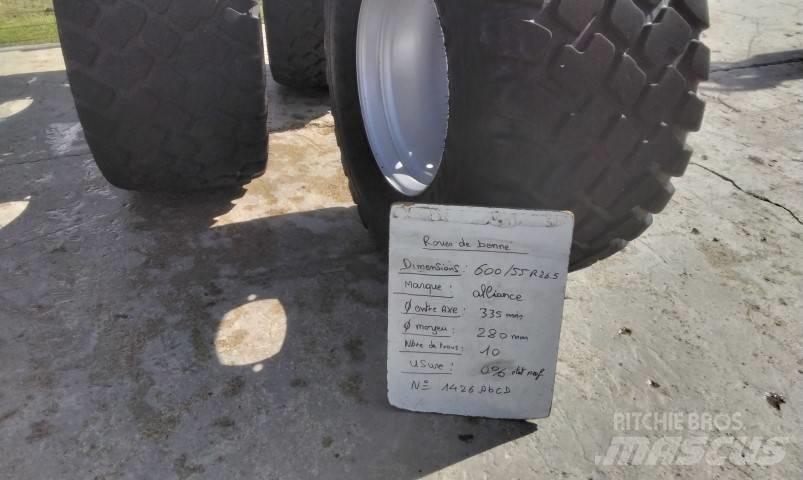 Alliance 600/55R26.5 Dekk, hjul og felger