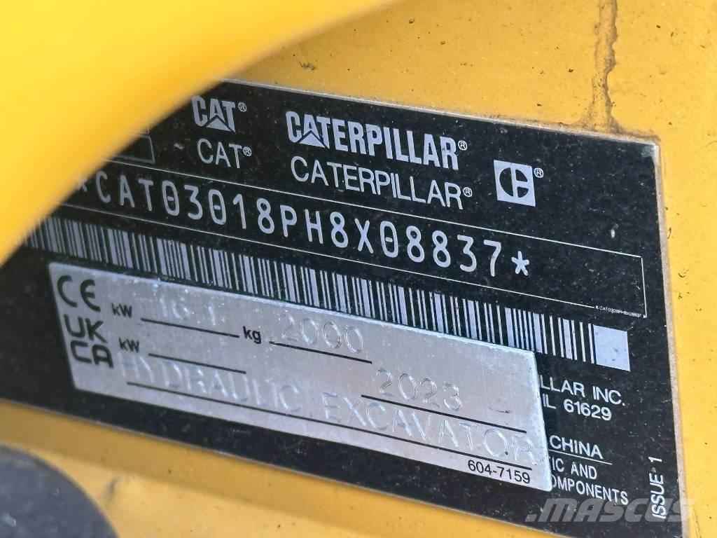 CAT 301.8 Minigravere <7t