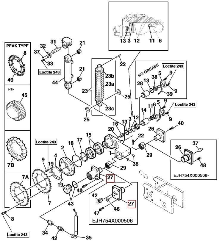  Sworzeń F063515 Hogst aggregat