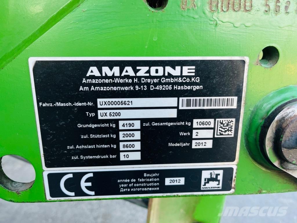 Amazone UX 5200 Slepesprøyter