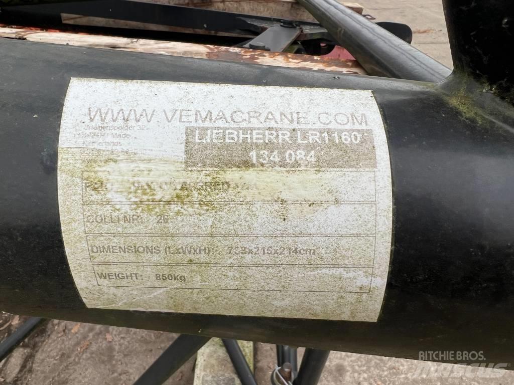 Liebherr LR 1160 Kran deler og utstyr