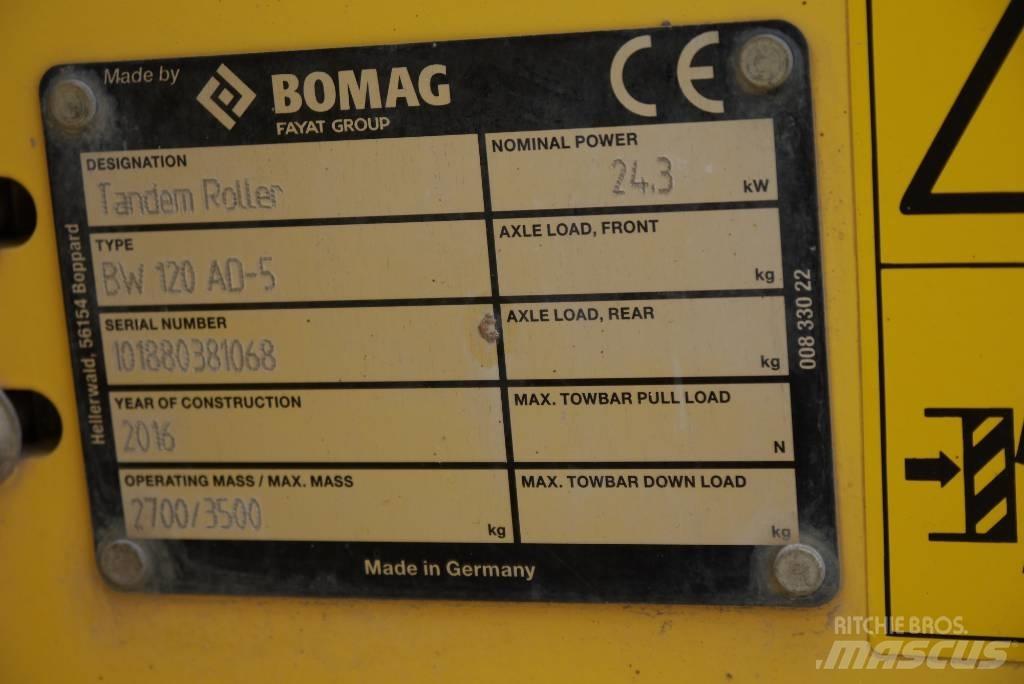 Bomag BW 120 AD-5 Tandem Valser