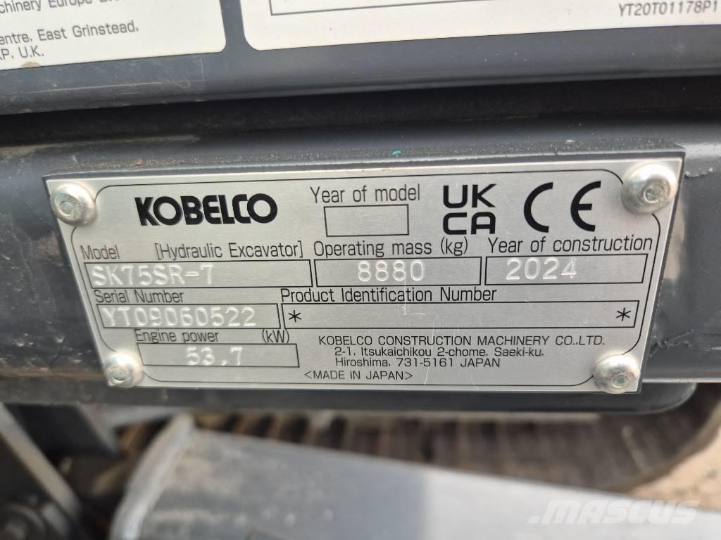 Kobelco SK75SR-7 Midigravere 7 - 12t