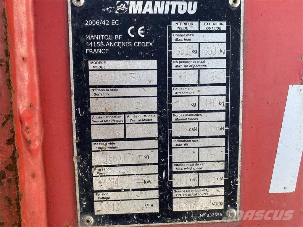 Manitou 280TJ Leddede bomlifter