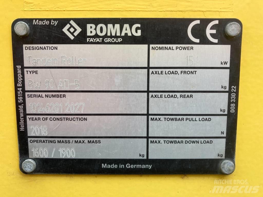 Bomag BW 90 AD-5 Tandem Valser