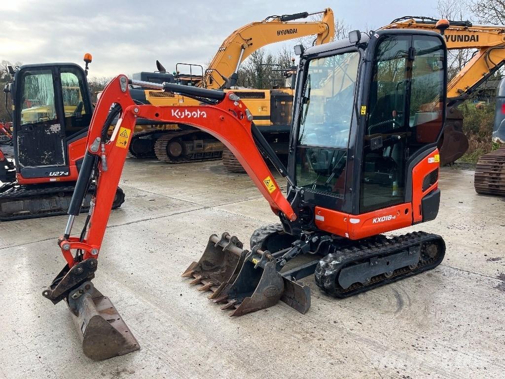 Kubota KX 018-4 Minigravere <7t