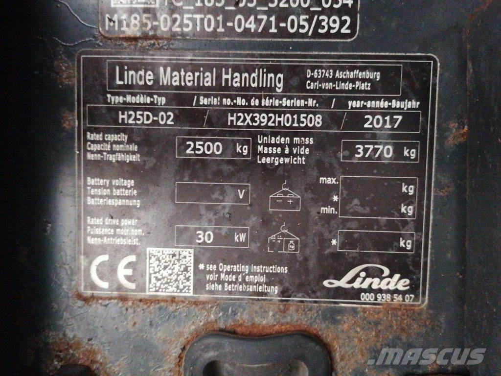 Linde H25D-02 Diesel Trucker