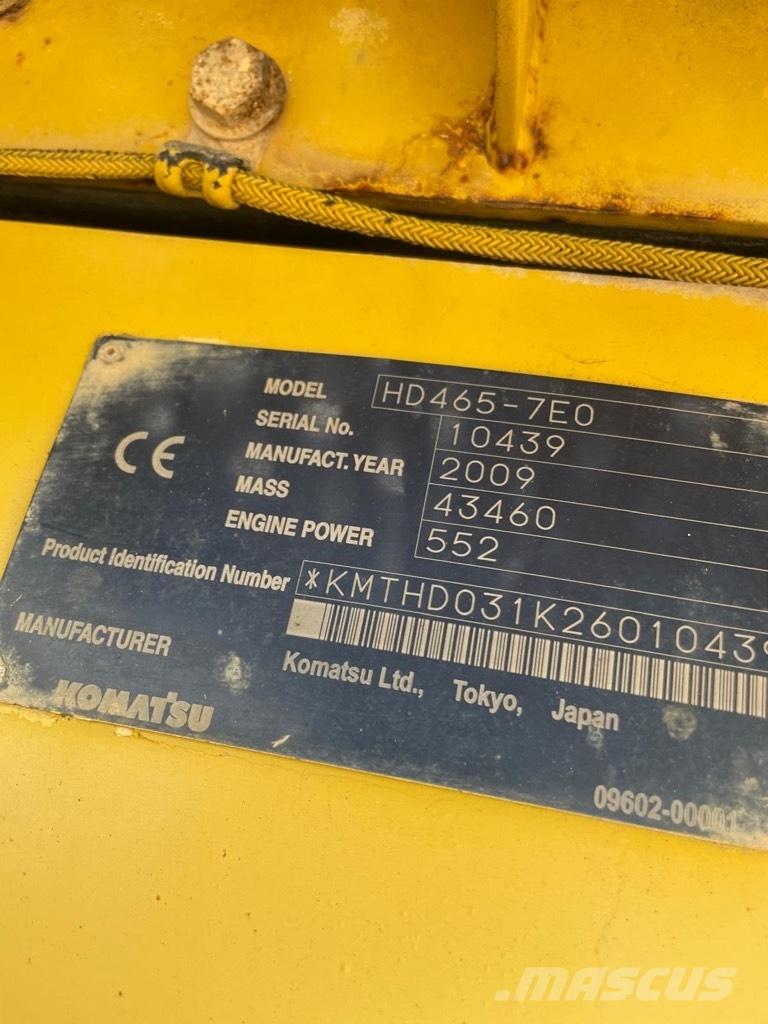 Komatsu HD 465-7 E0 Tipptrucker