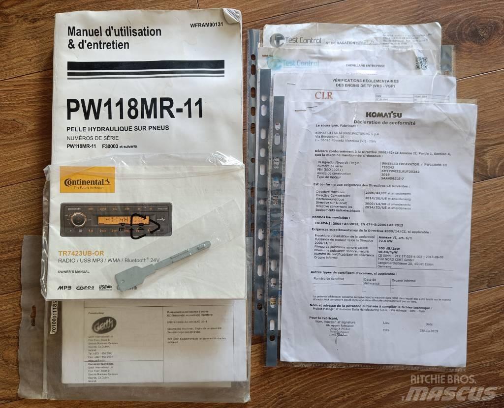 Komatsu PW118 MR-11 Hjulgravere