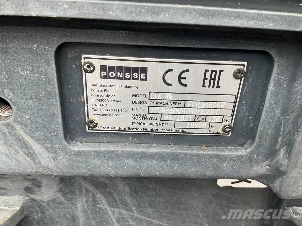 Ponsse ELK 8W Lassbærere