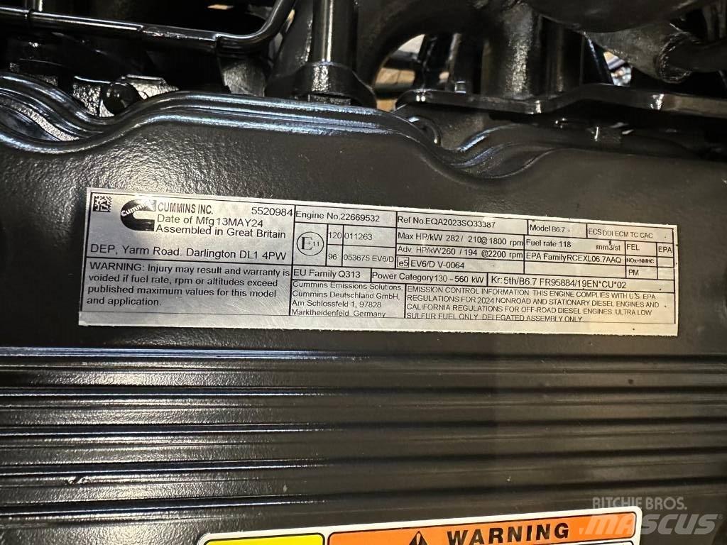 Cummins B6.7 FR95884 Landbruk - Annet