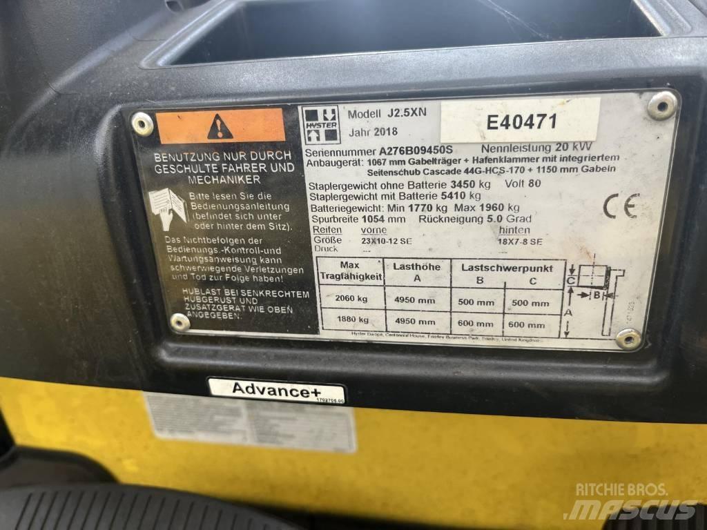 Hyster J2.5XN Elektriske trucker
