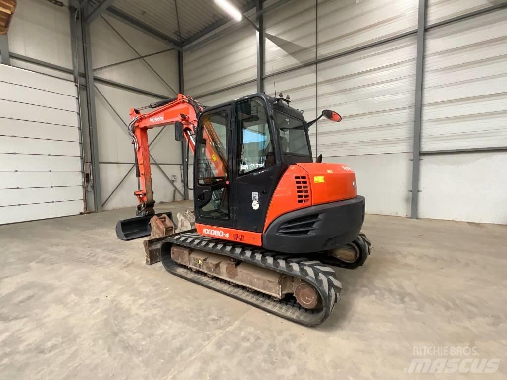 Kubota KX 080-4 Midigravere 7 - 12t