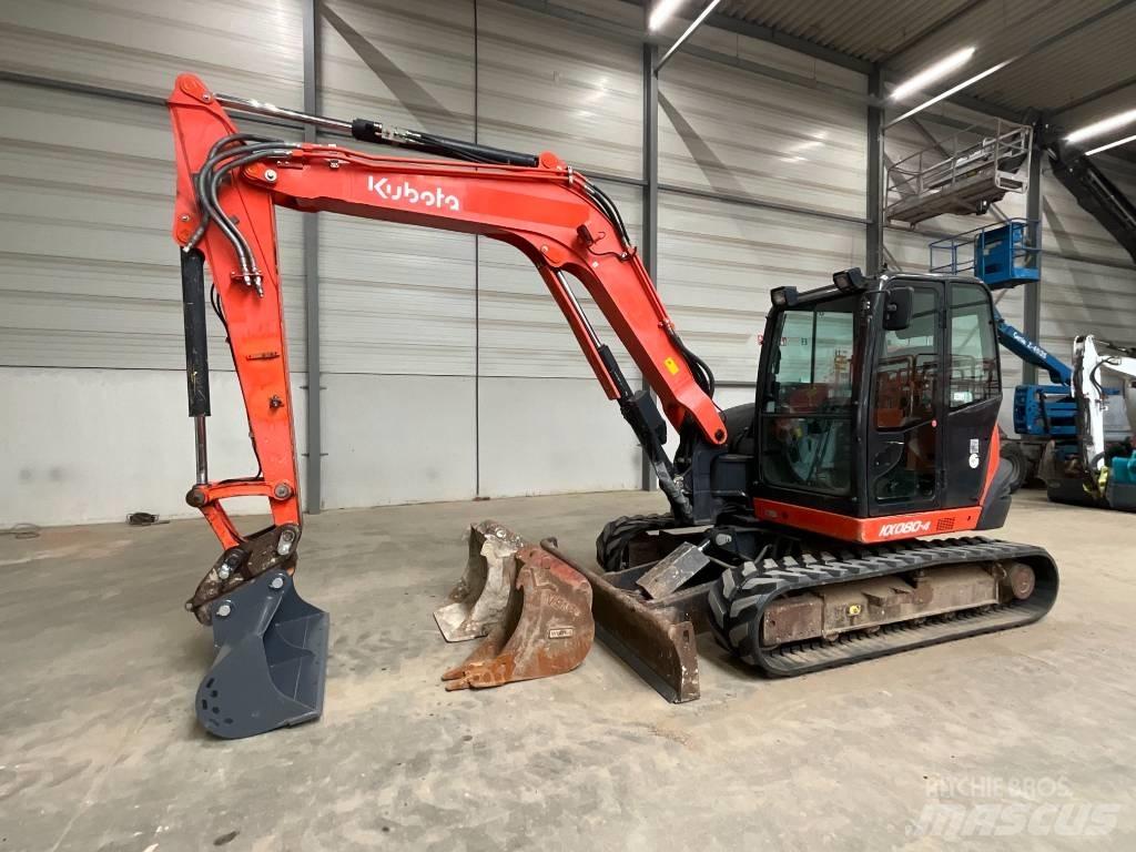Kubota KX 080-4 Midigravere 7 - 12t