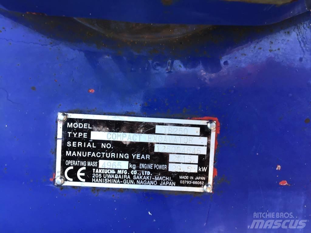 Takeuchi TB 250 Minigravere <7t