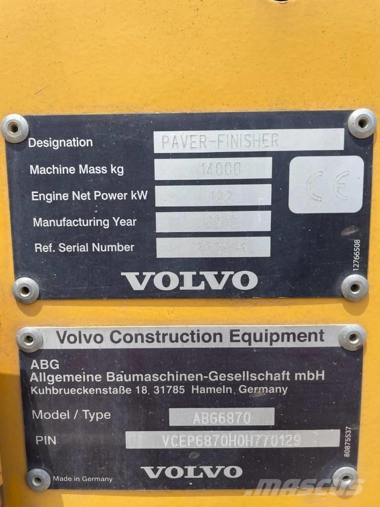 Volvo ABG 6870 Asfaltutleggere