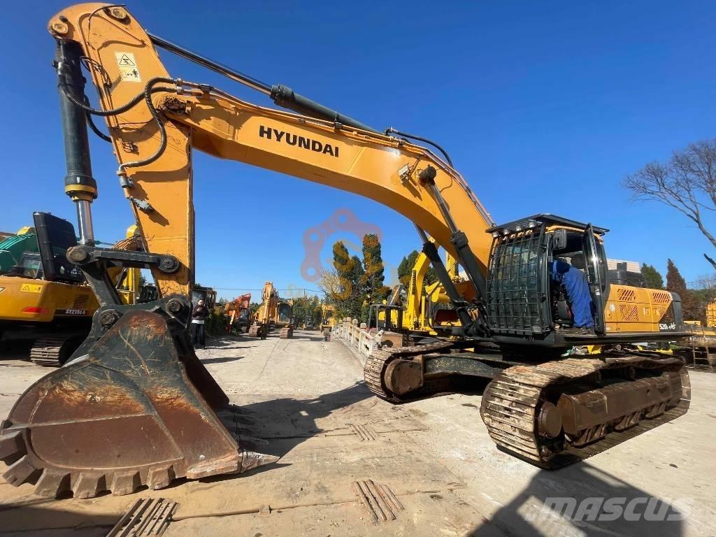 Hyundai Robex 520 VS Beltegraver