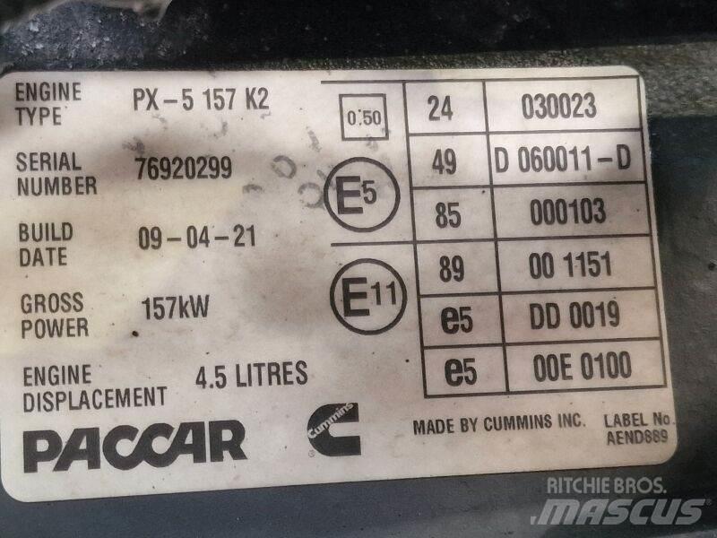 DAF PX-5 157 K2 Motorer