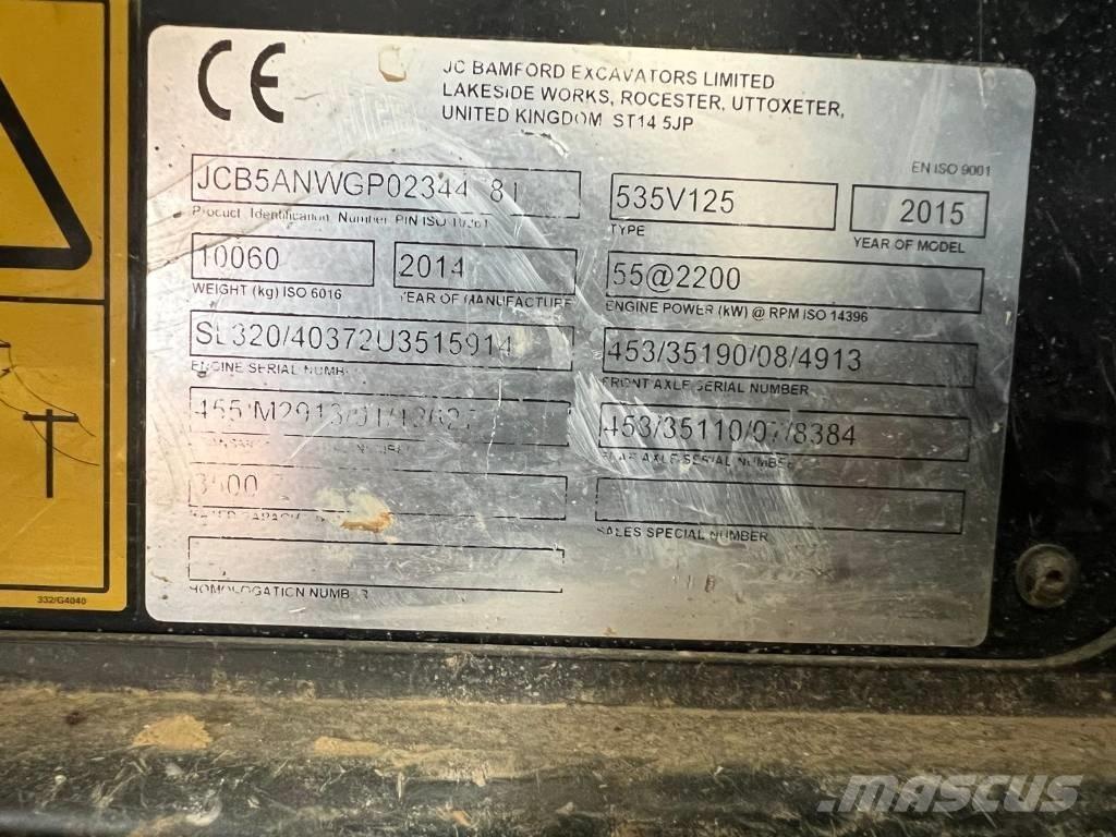 JCB 535-125 Teleskoplastere