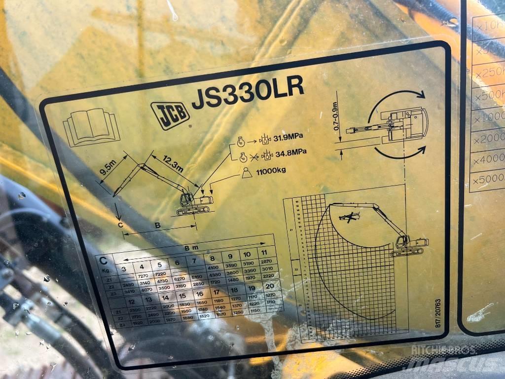 JCB Js 330 lr Gravemaskiner med lang bom
