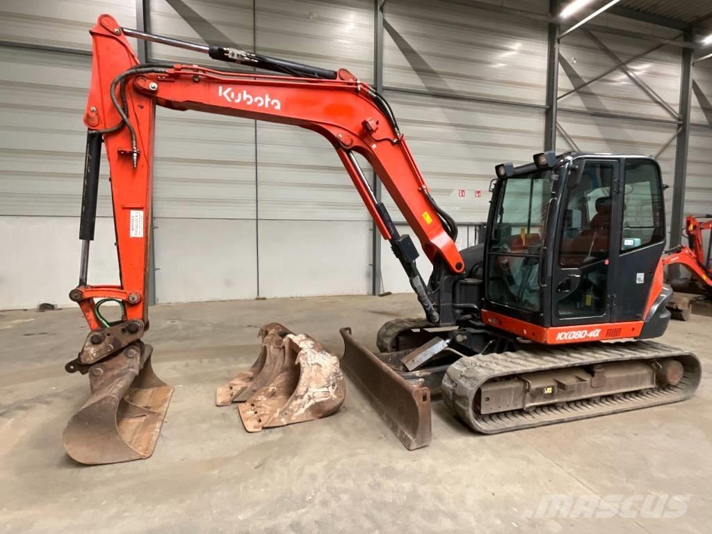 Kubota KX 080-4 A Midigravere 7 - 12t