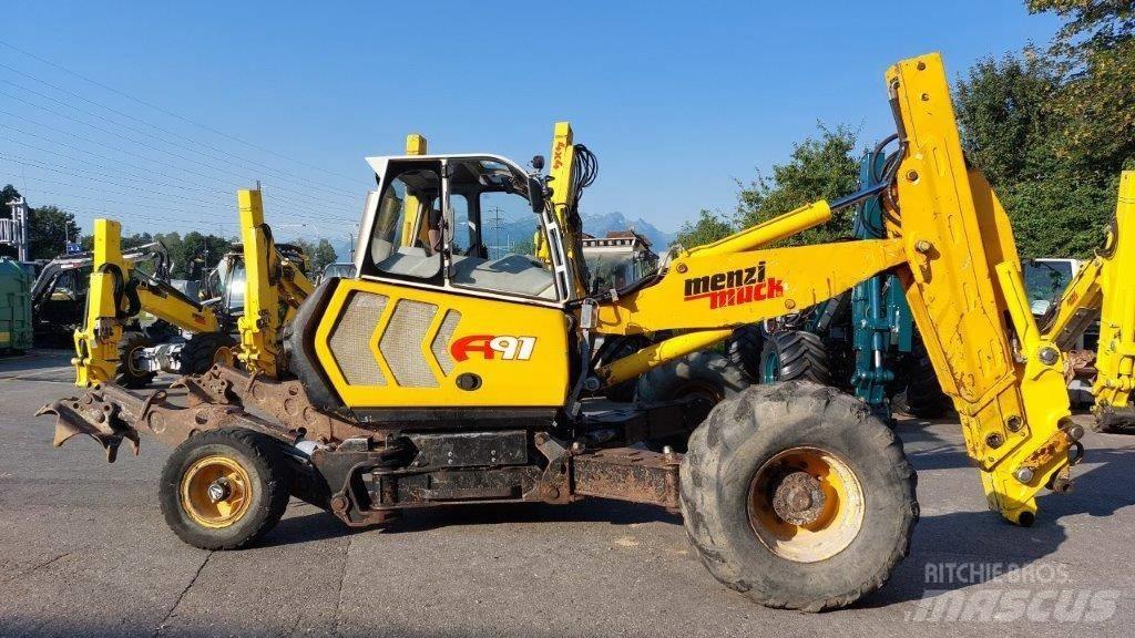 Menzi Muck A91 Mobil Hjulgravere