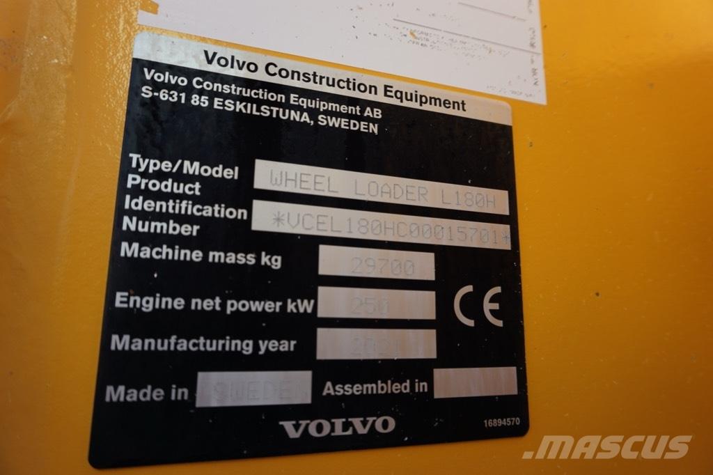 Volvo L 180 H Hjullastere