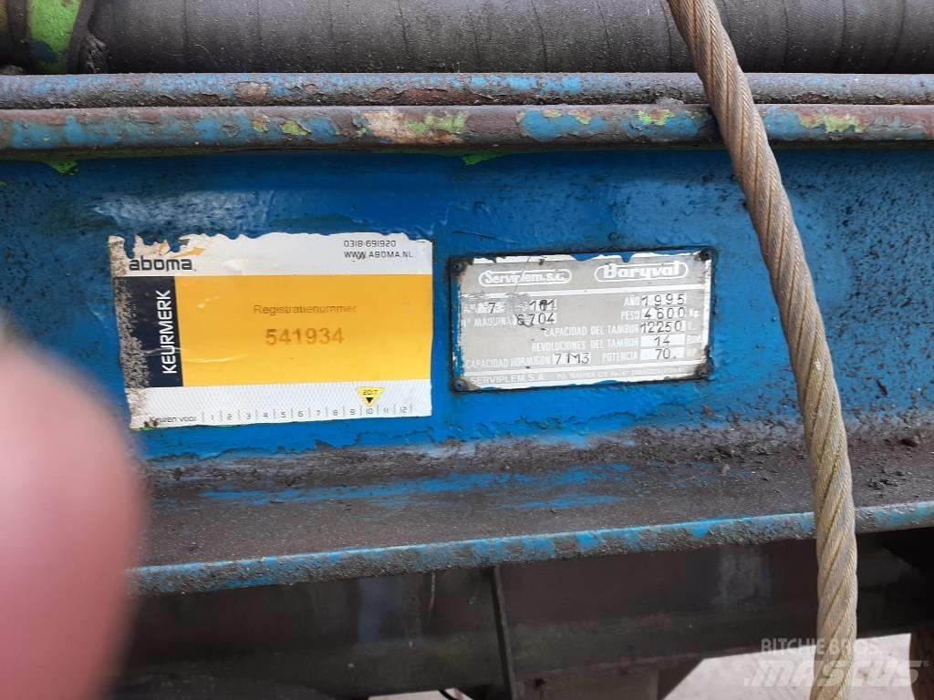 Baryval beton mixer Betong/sement blandere