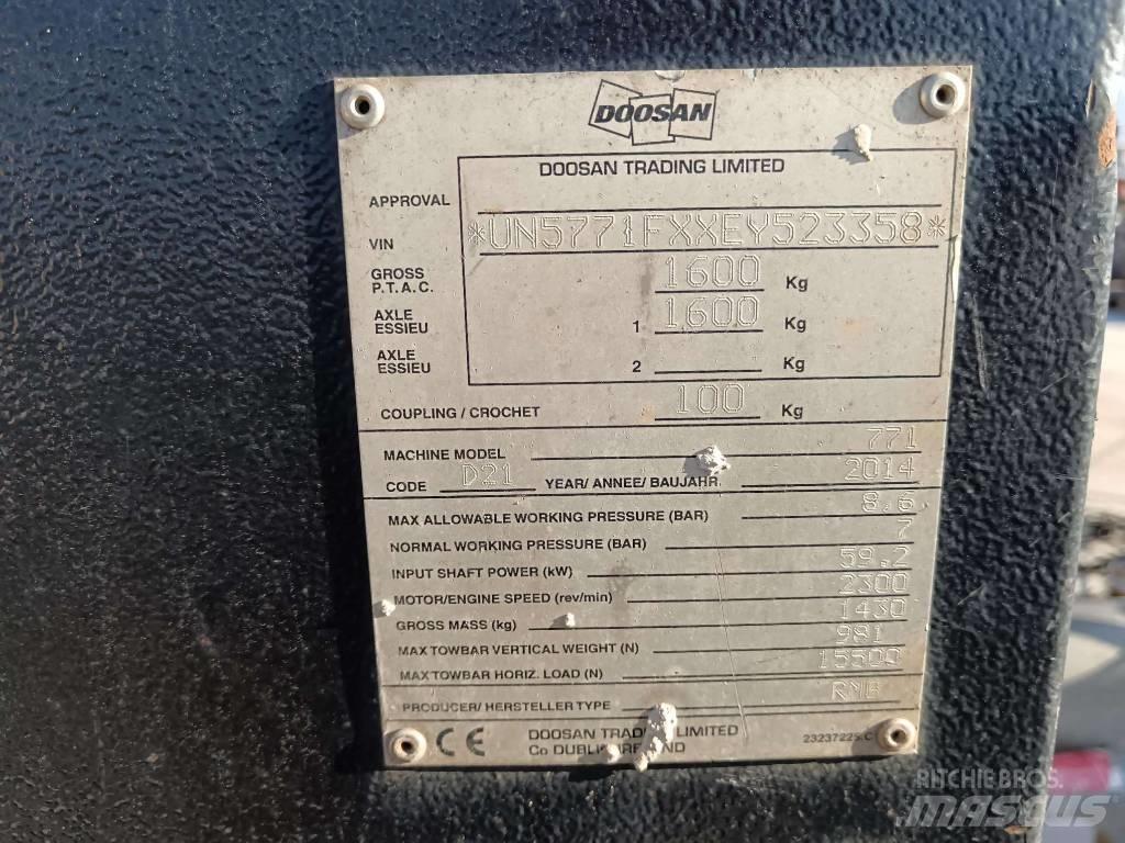 Doosan 7/71 Kompressorer