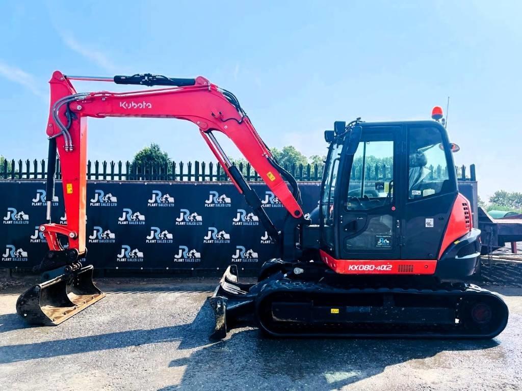 Kubota KX 080-4 Midigravere 7 - 12t